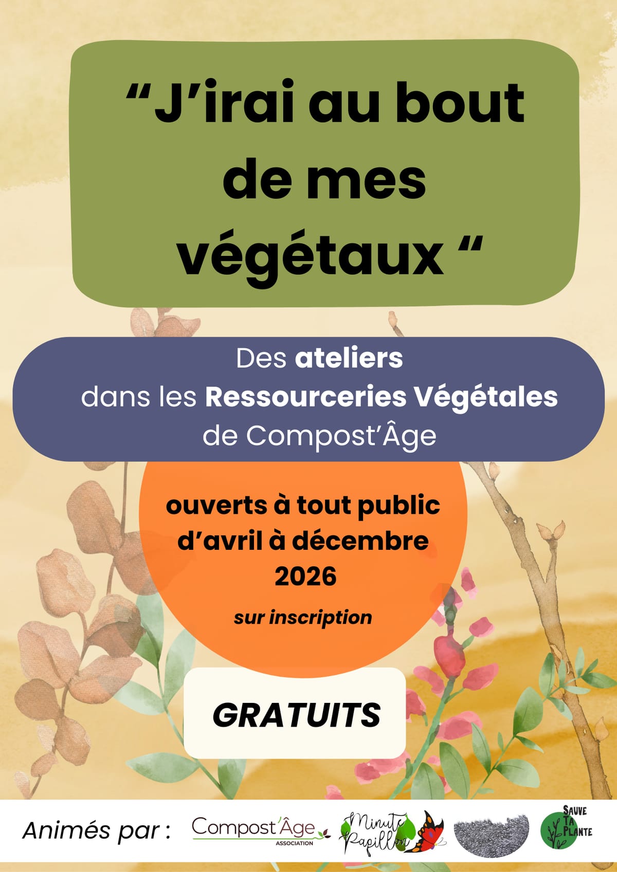 Atelier "Design en espace vert" — Ligugé