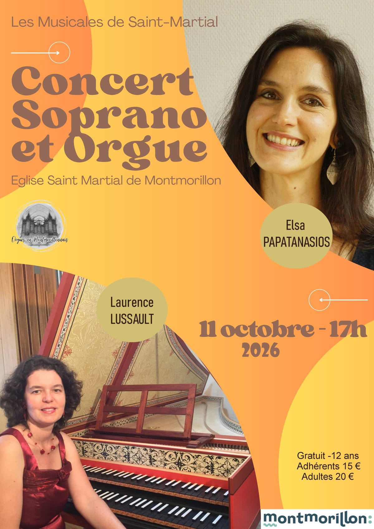 Concert Soprano et orgue — Montmorillon