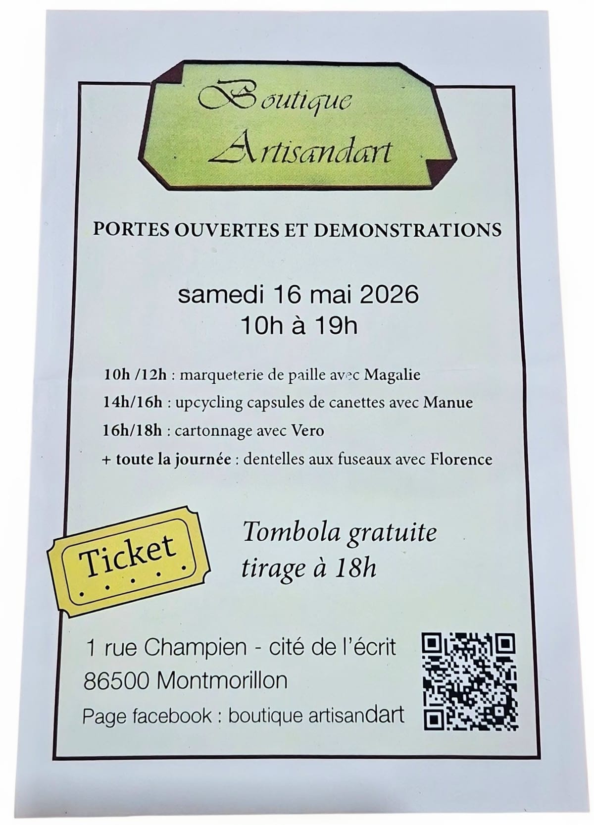Porte ouverte et demontrations — Montmorillon