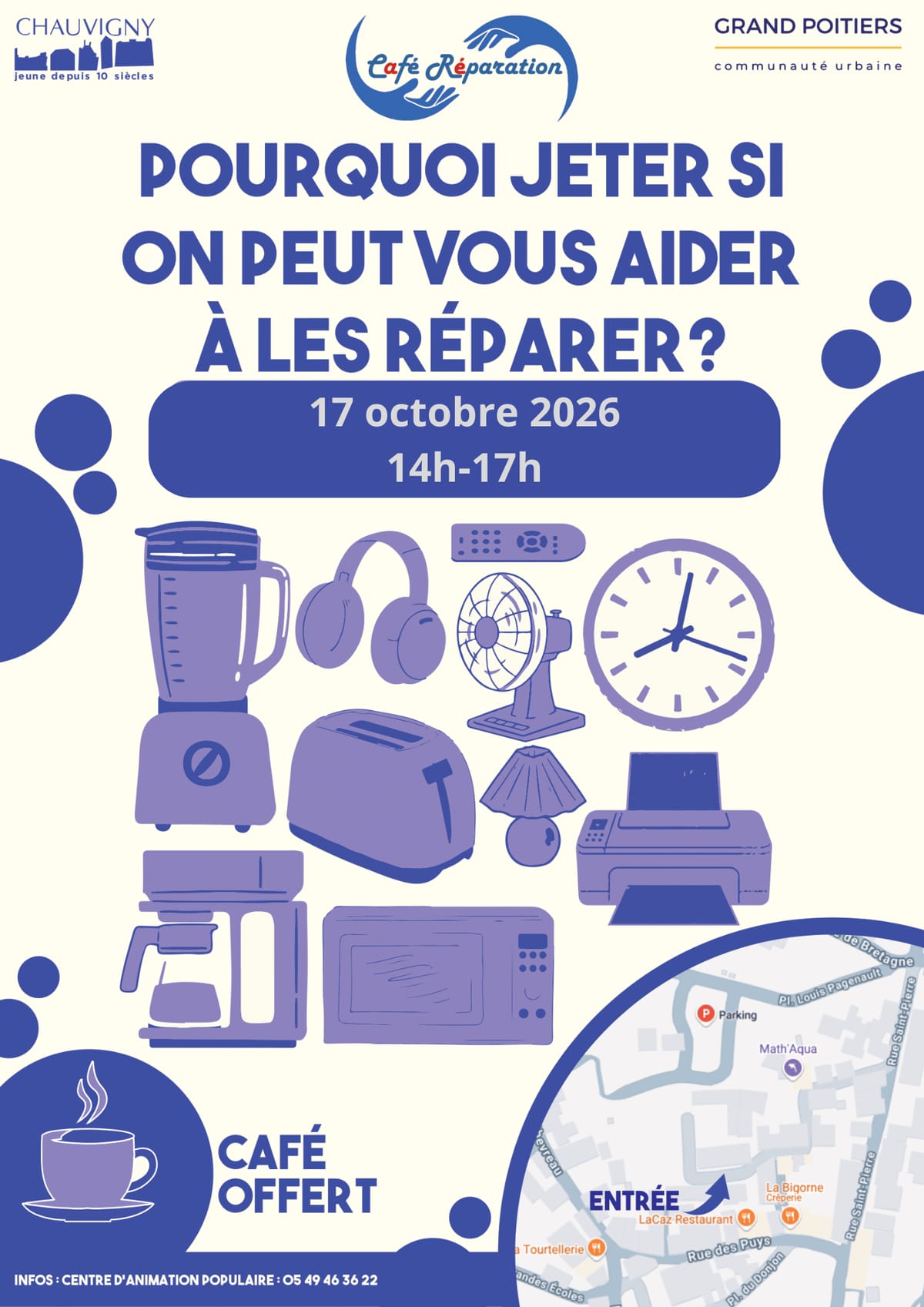café réparation — Chauvigny