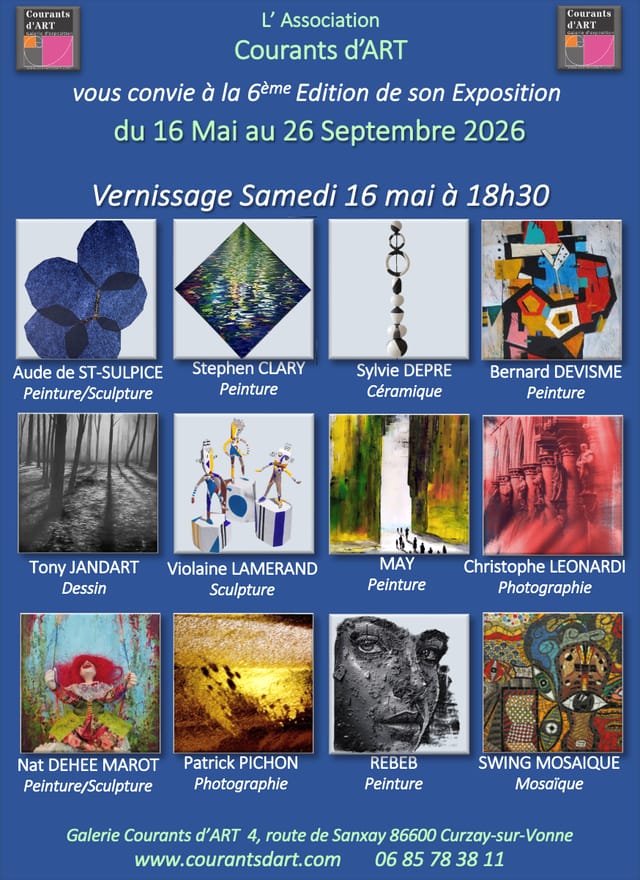 Exposition Courants d'art — Curzay sur Vonne