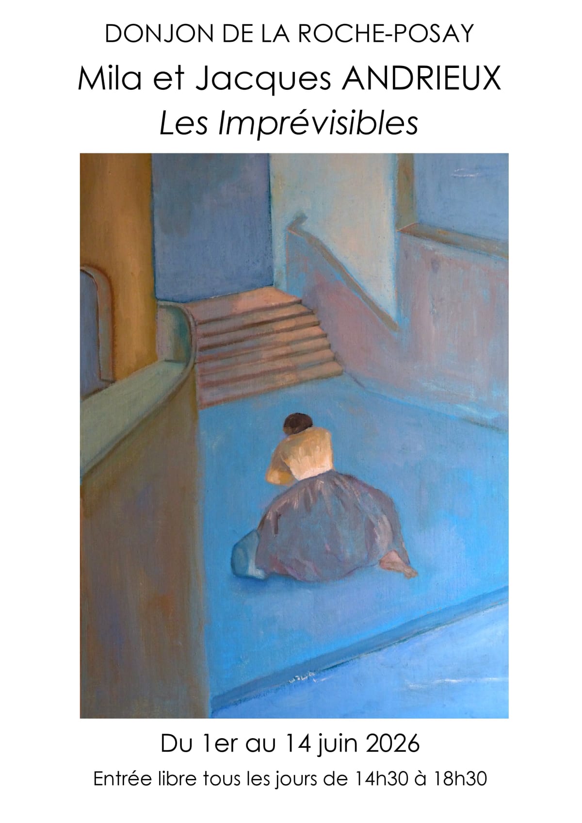 Exposition "Les Imprévisibles" — La Roche-Posay Vienne Lat.46.786°nord Long. O.814°est