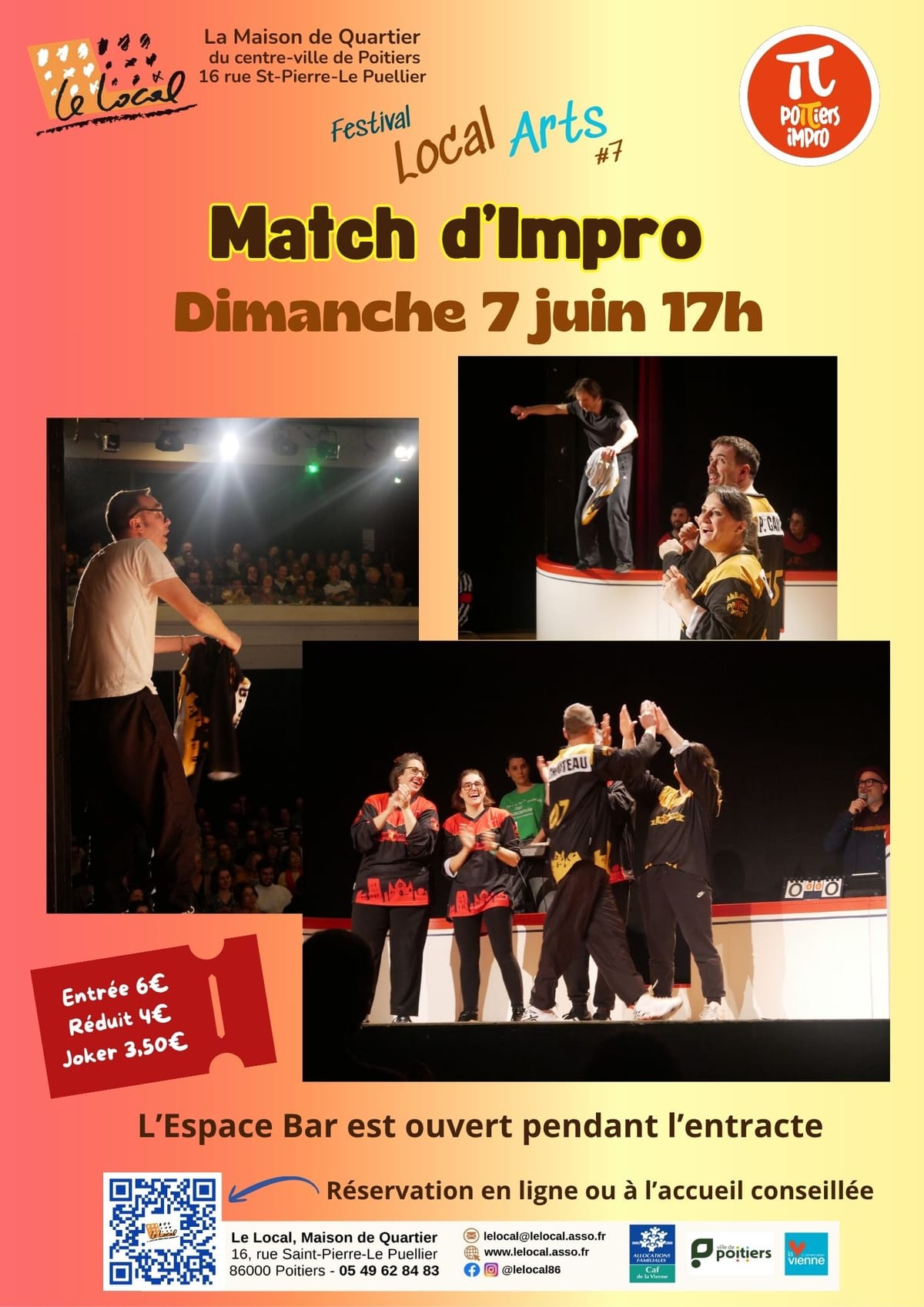 Match d'impro théâtrale — Poitiers