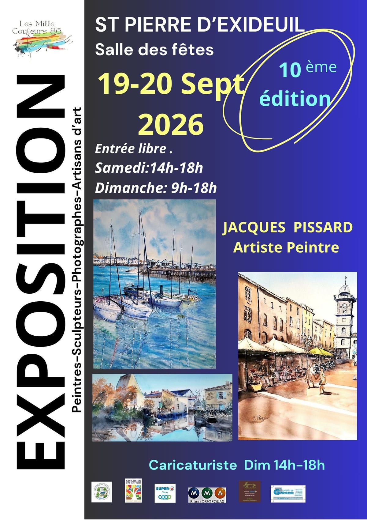 Exposition d'art — St Pierre D'exideuil