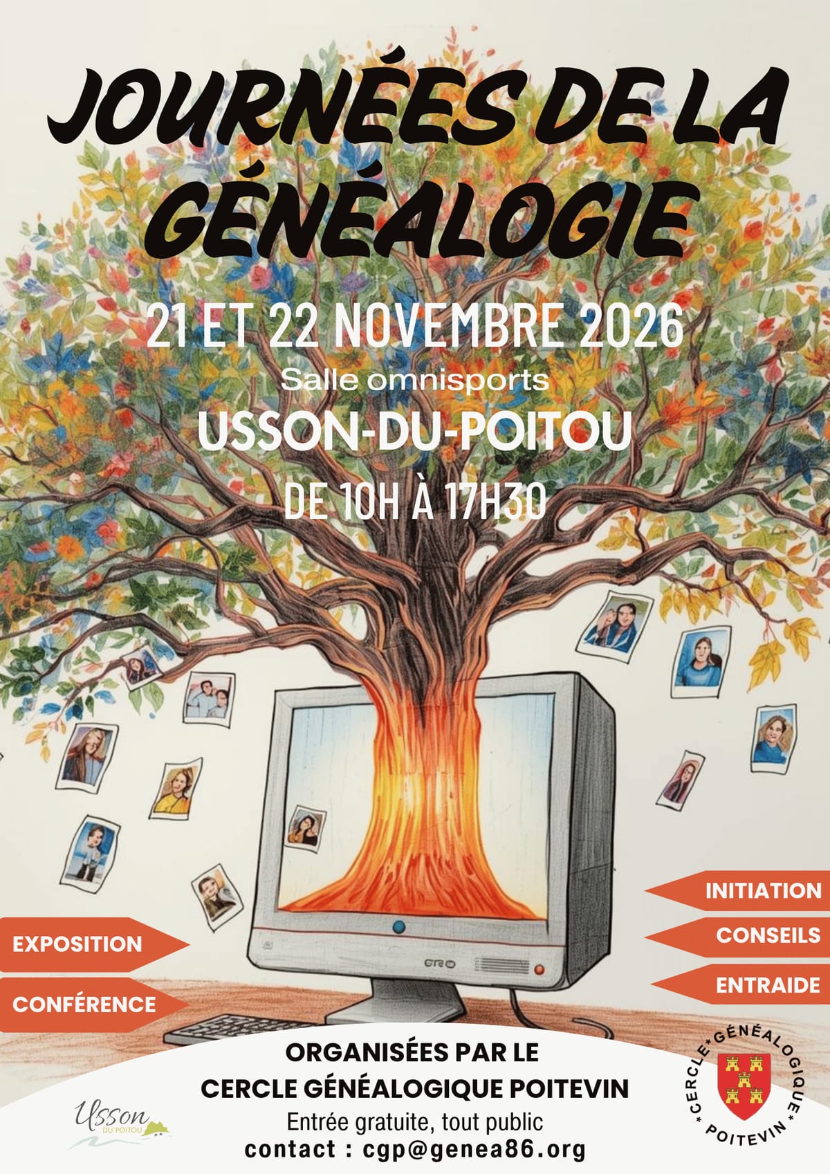 Les journées de la généalogie — Usson-du-Poitou