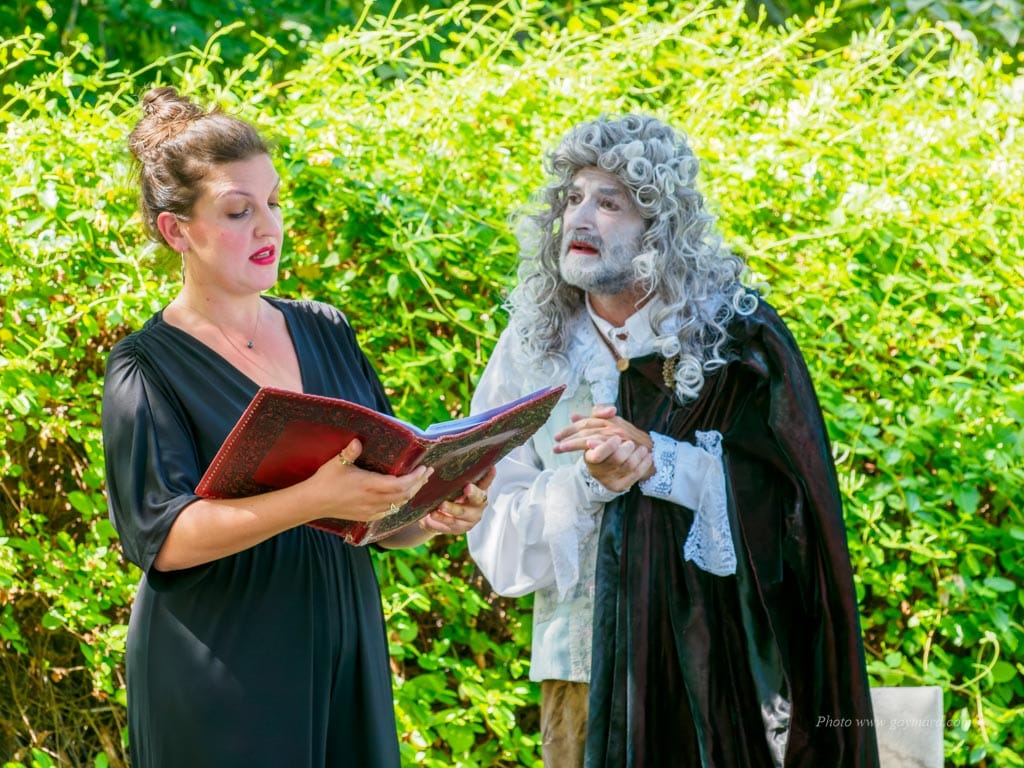 "La Chanteuse et le philosophe" — Lussac-les-Châteaux