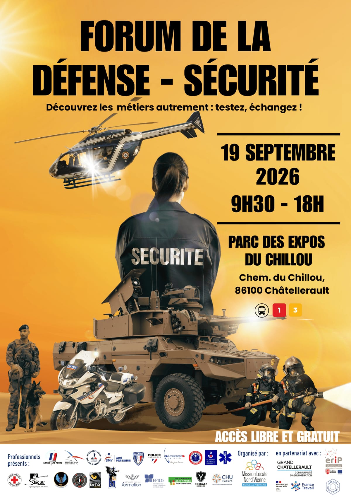 Forum métiers de défense - sécurité — Chatellerault