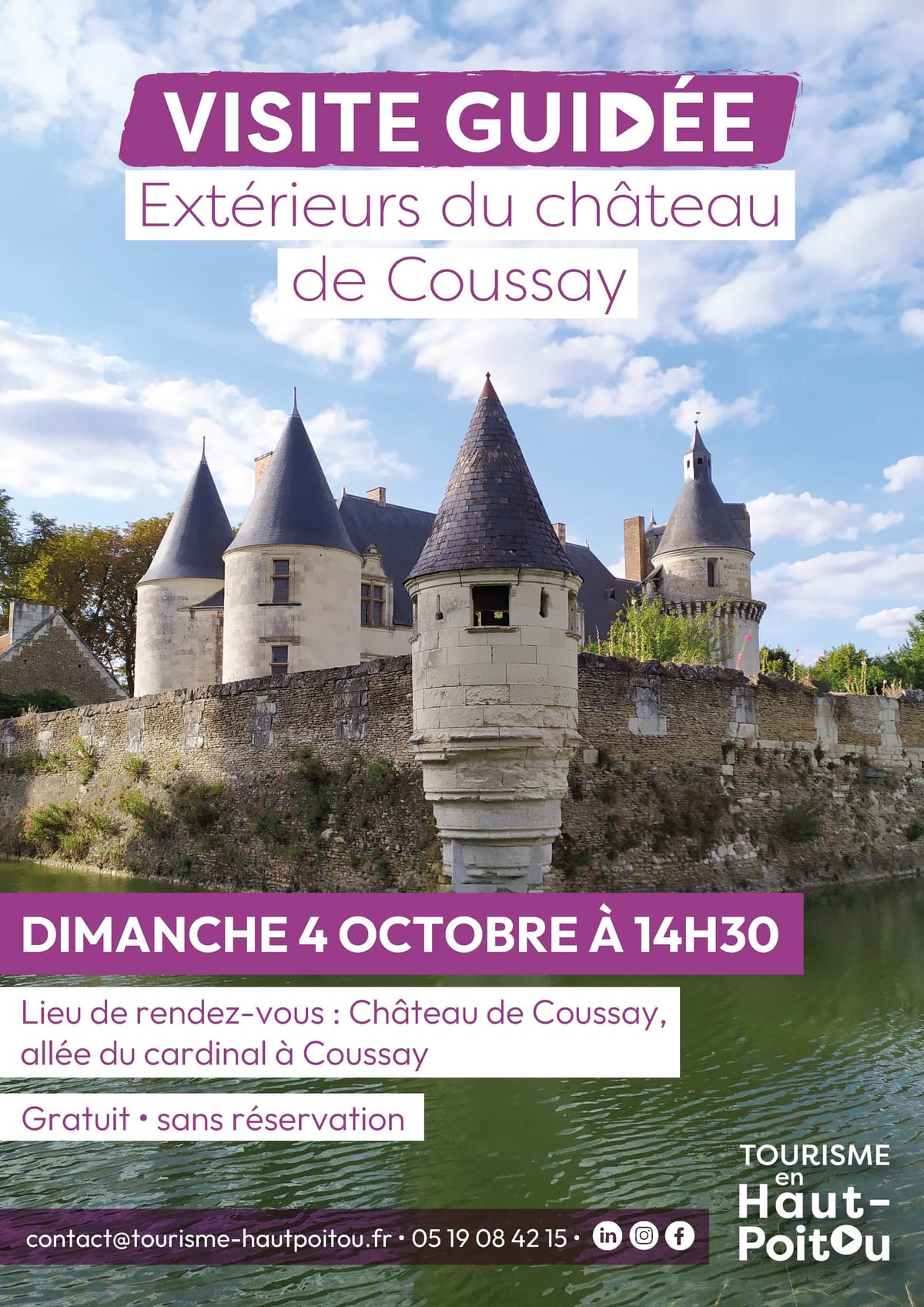 Visite château de Coussay — Coussay