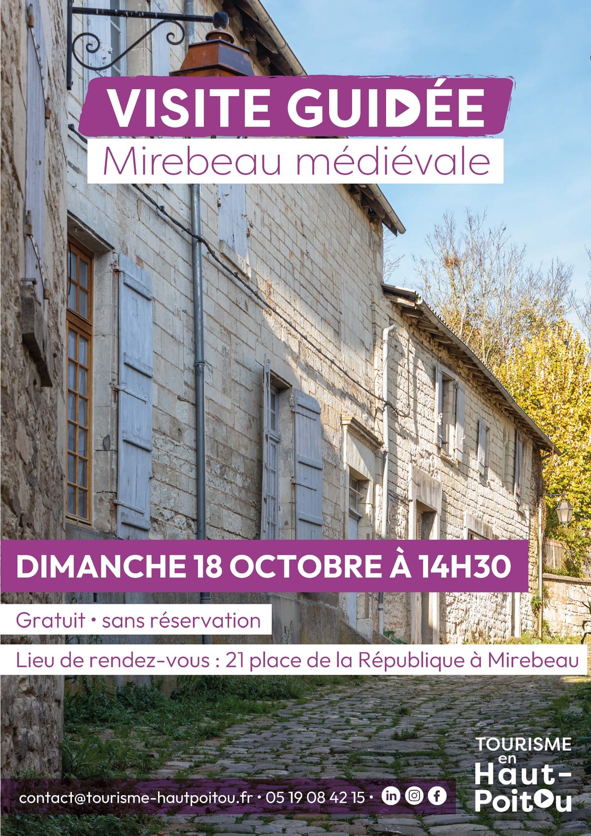 Visite de Mirebeau, cité médiévale — Mirebeau