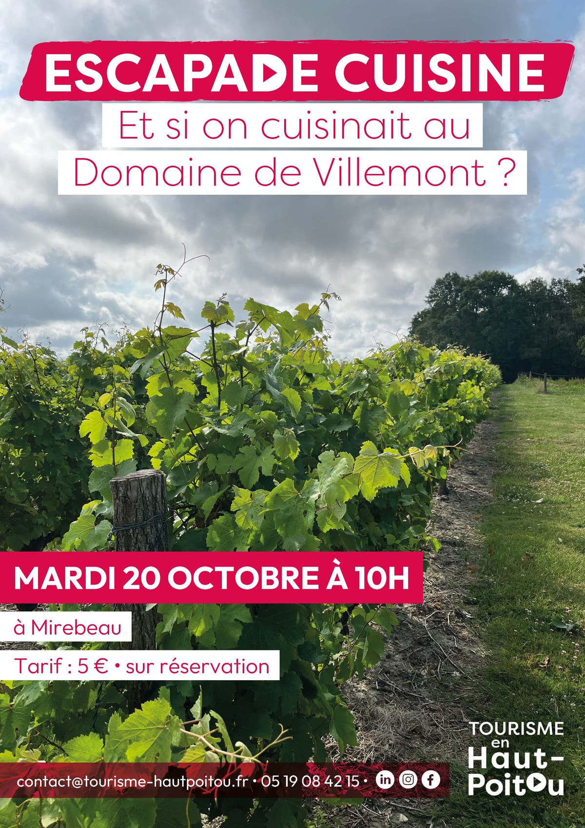 Cuisine au Domaine de Villemont — Mirebeau