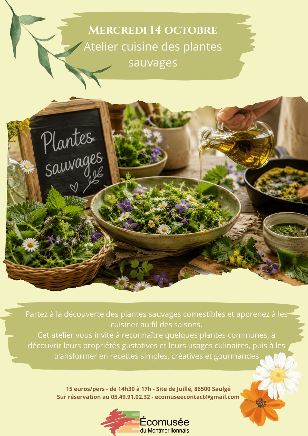 Cuisiner les plantes sauvages — Saulgé