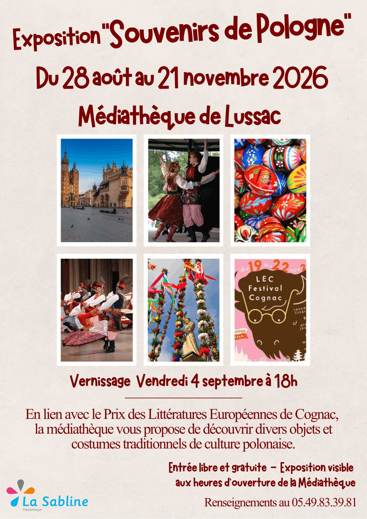 Exposition "Souvenirs de Pologne" — Lussac-les-Châteaux