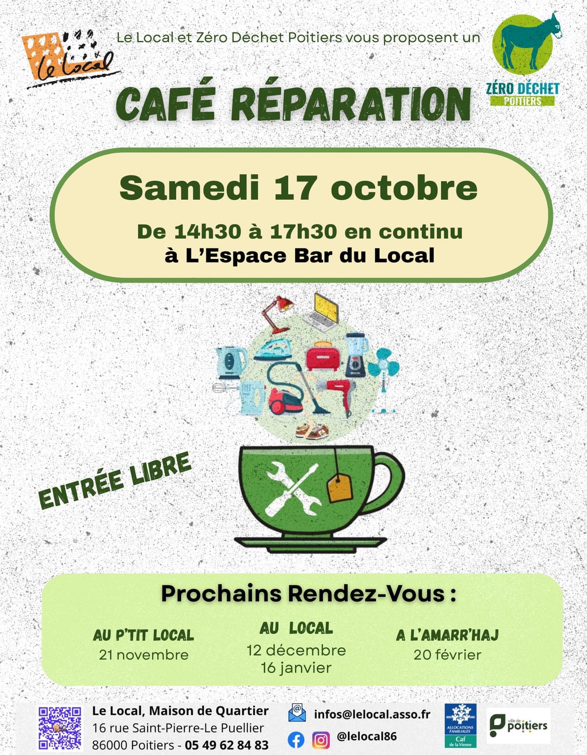 Café Réparation — Poitiers