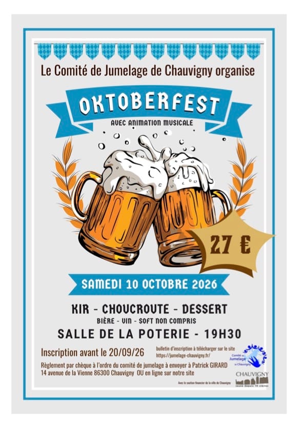 Soirée OKTOBERFEST — Chauvigny