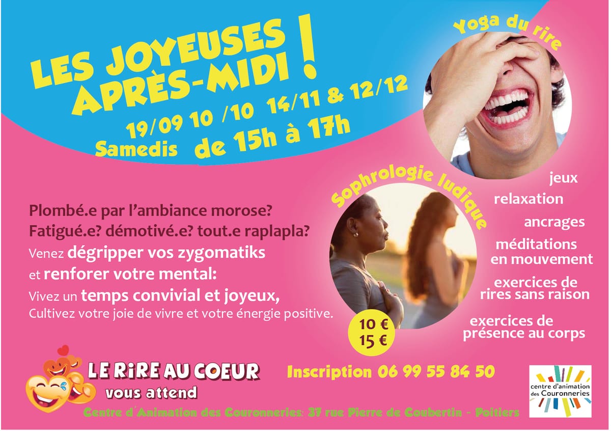 LES JOYEUSES APRÉS-MIDI — Poitiers