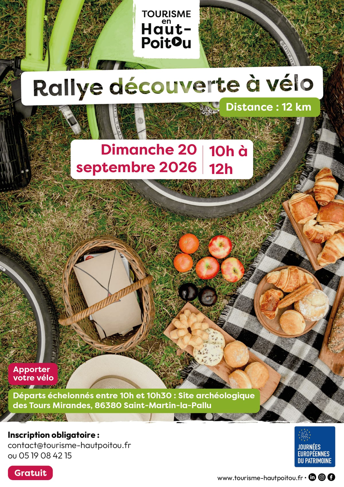 Rallye touristique à vélo — Saint-Martin-la-Pallu