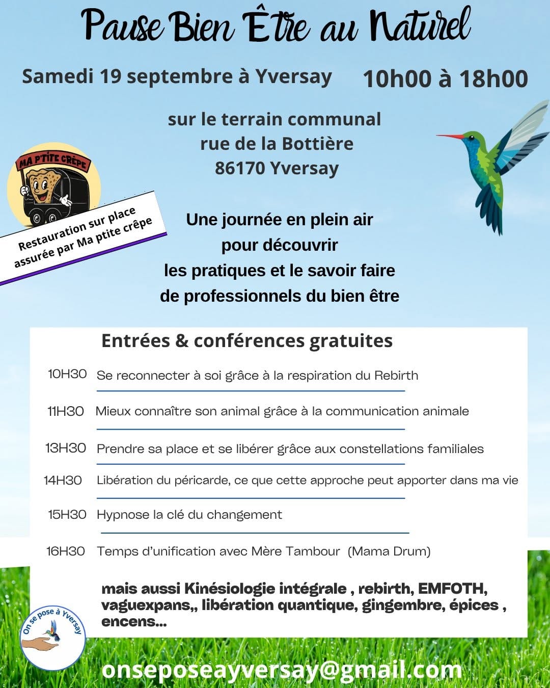 Pause Bien-être au Naturel — Yversay