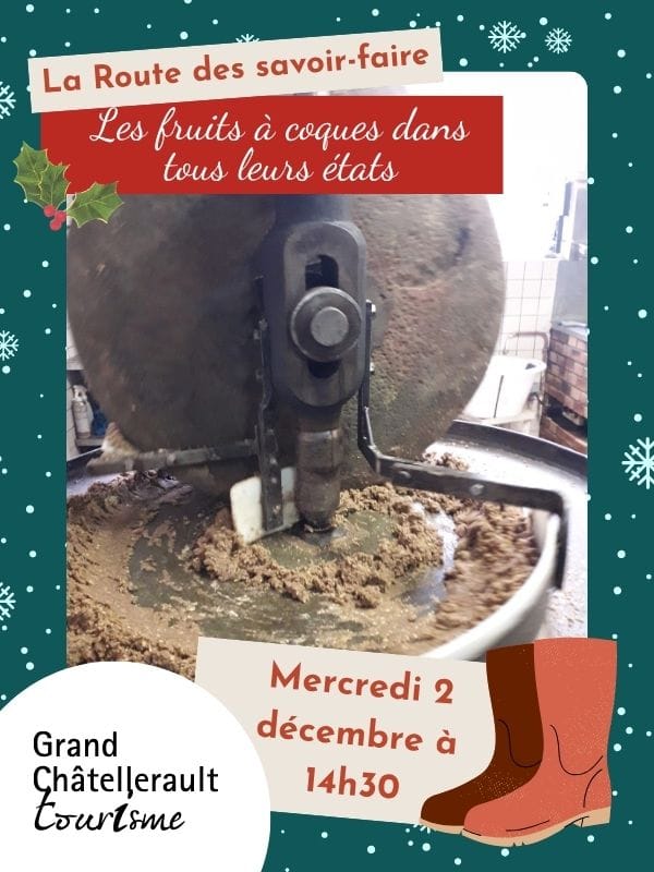 Visite de l'huilerie Lépine — Availles-en-Châtellerault