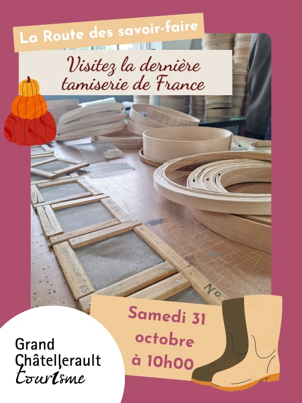 Visite de la tamiserie — Châtellerault