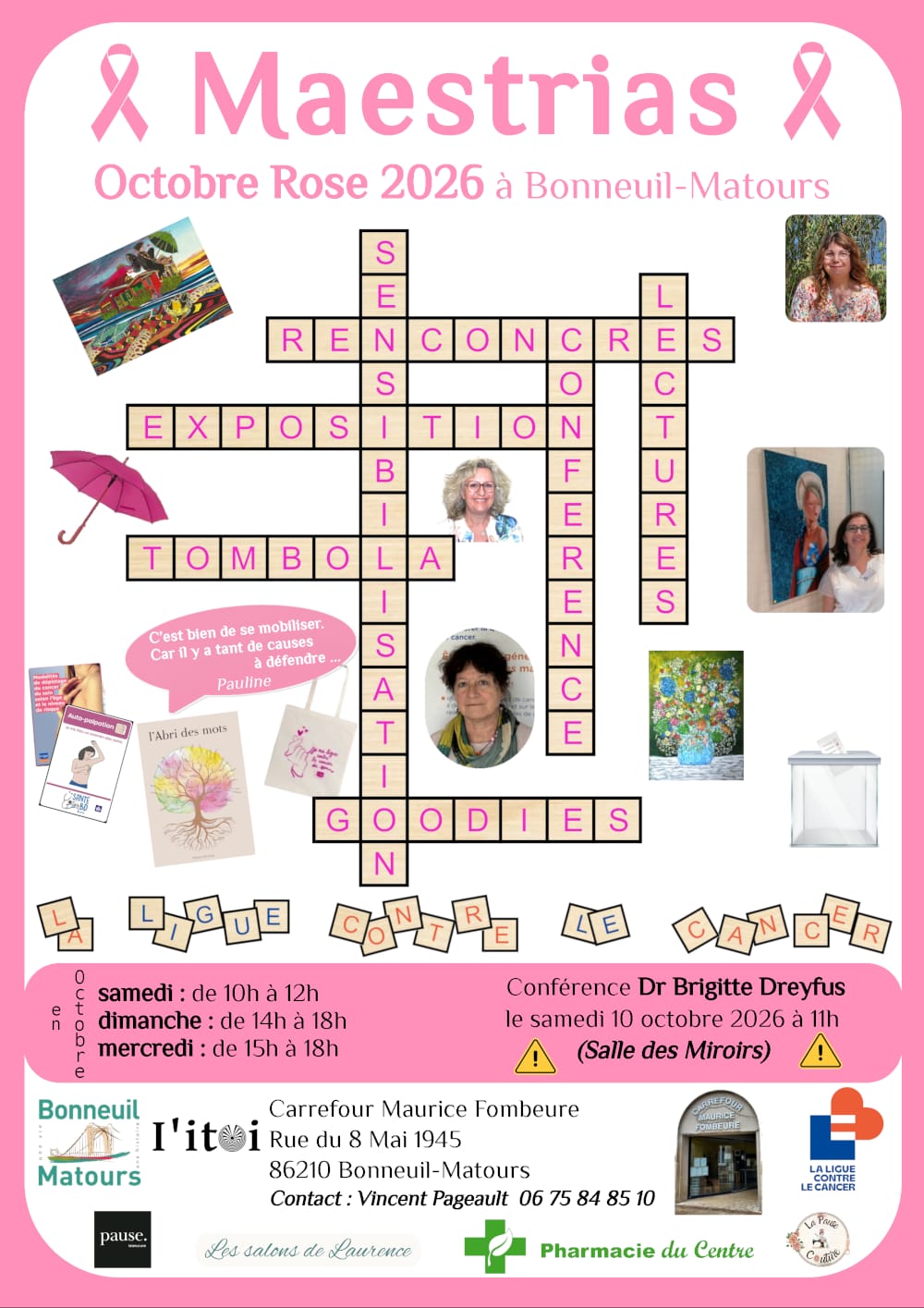 Maestrias Octobre Rose — Bonneuil Matours