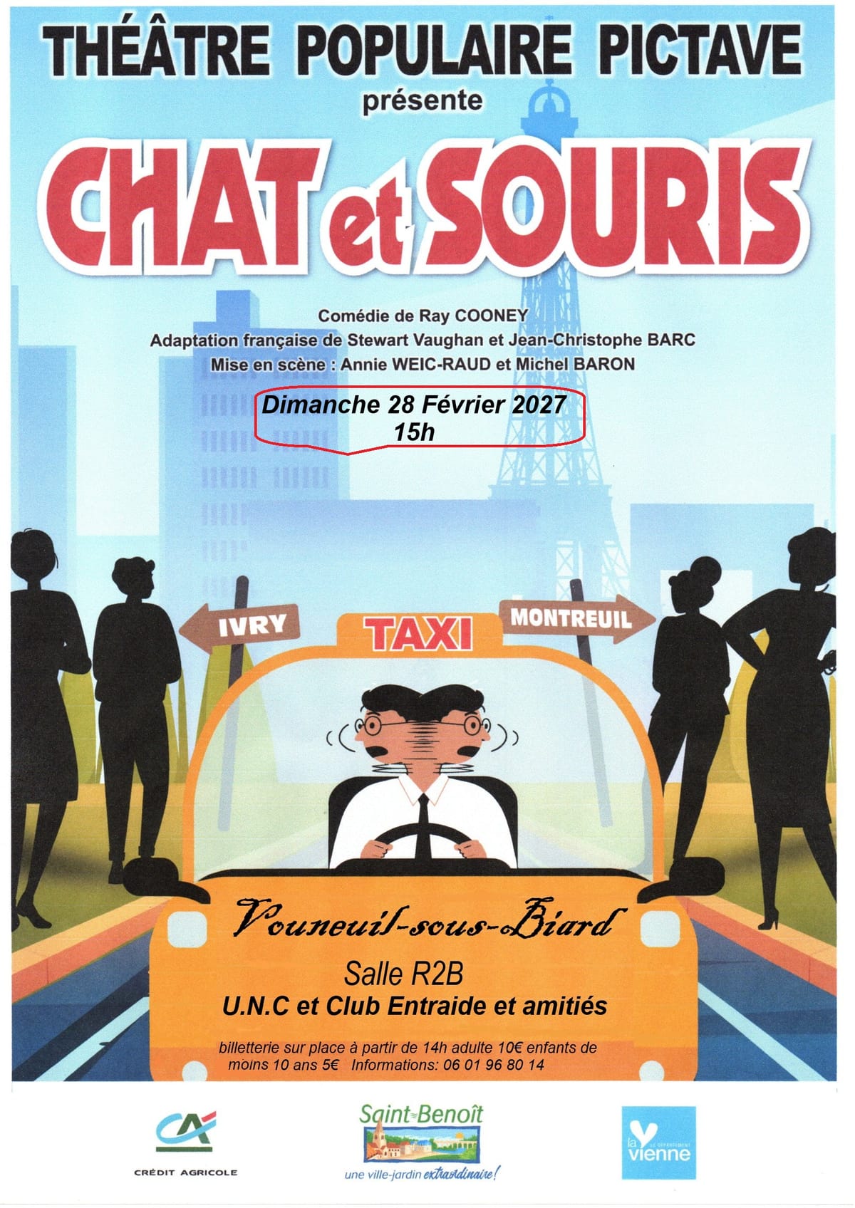 Pièce de Théâtre CHAT et SOURIS — Vouneuil-sous-Biard