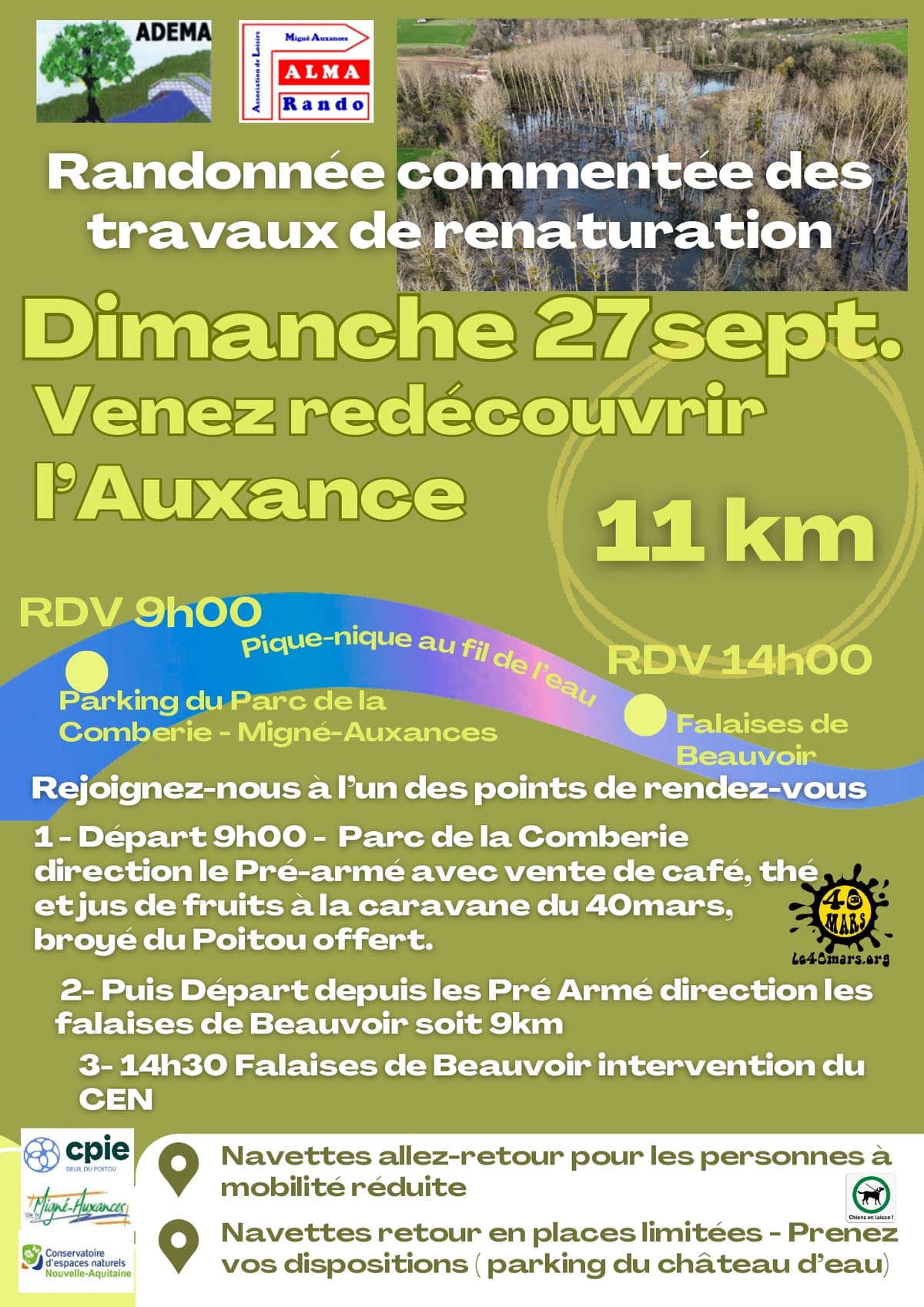 Venez redécouvrir l'Auxance — Migné-Auxances