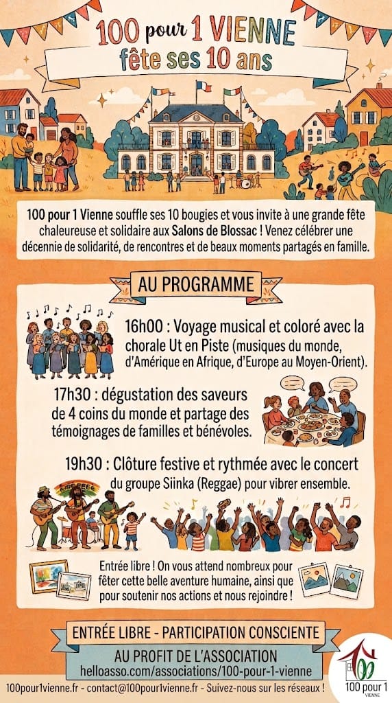 100 pour 1 Vienne fête ses 10 ans — Poitiers
