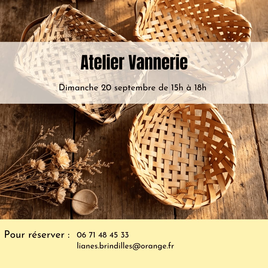 Atelier vannerie — Poitiers