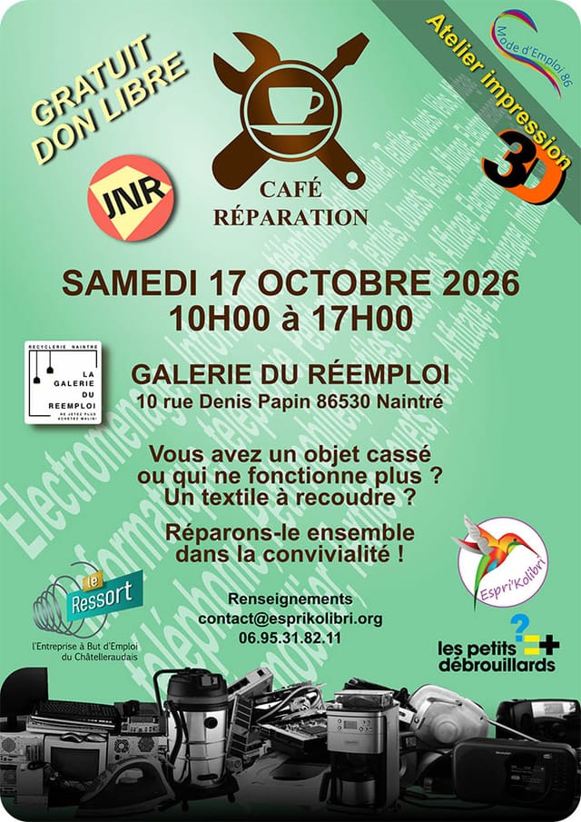 Café Réparation — Naintré