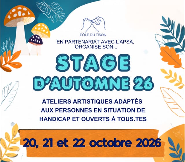 STAGE D'AUTOMNE DU PÔLE DU TISON — Poitiers