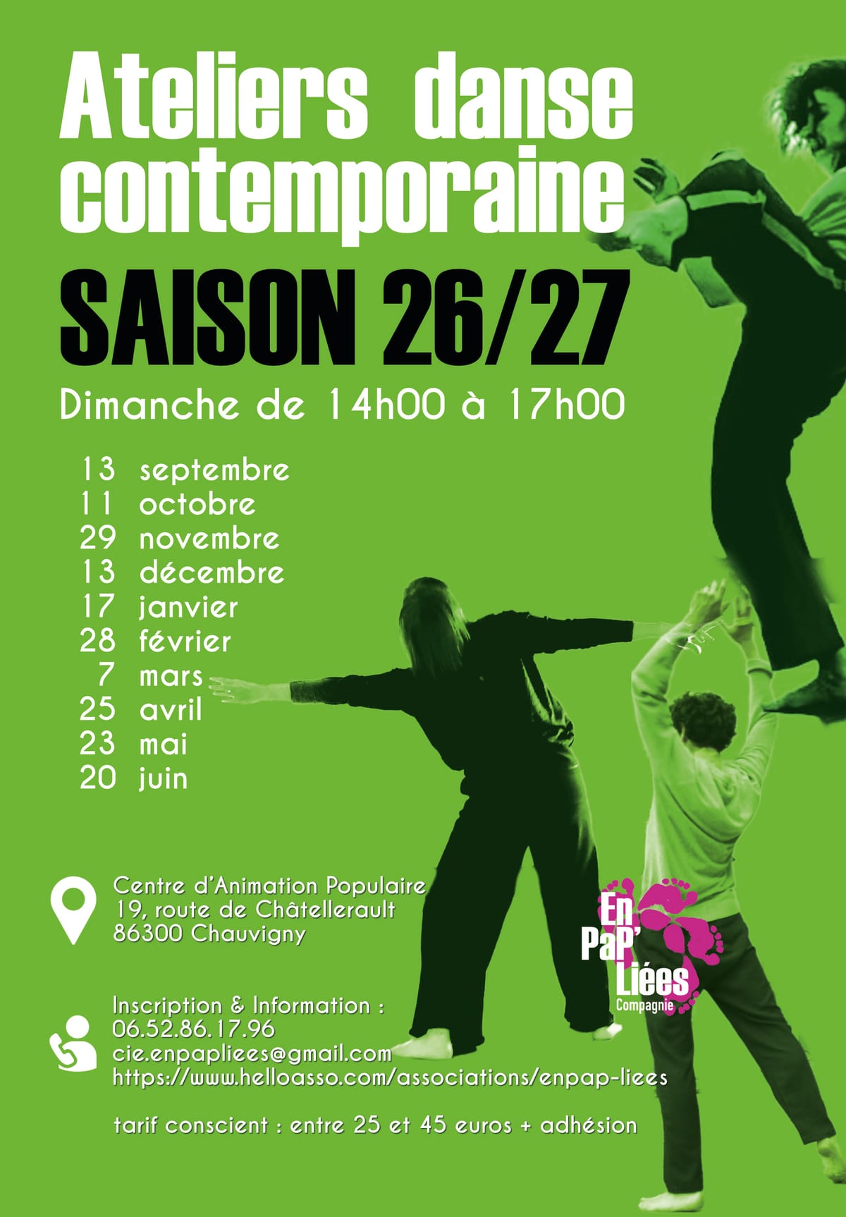 Atelier impro danse contemporaine — Chauvigny