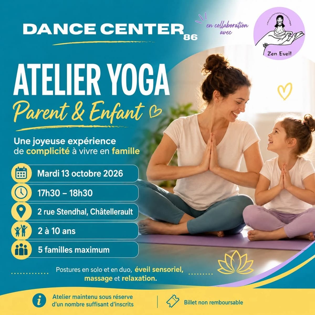 Yoga parent enfant — Châtellerault