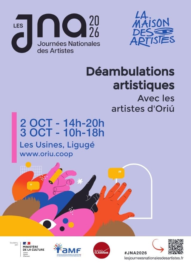 Déambulations artistiques - Oriú — Ligugé