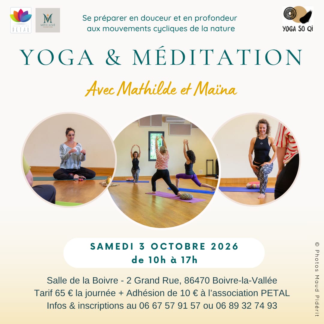 Stage Yoga et Méditation — Boivre-la-Vallée