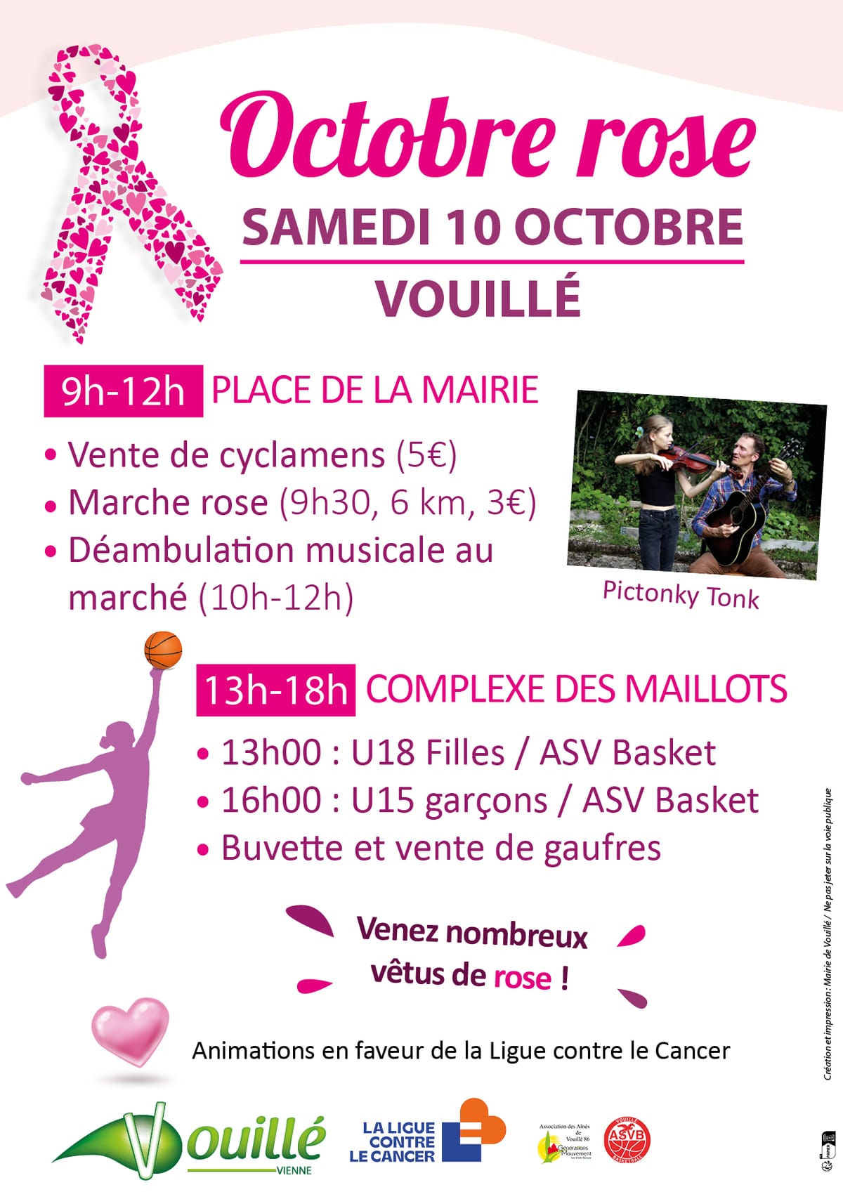 Octobre rose — Vouillé