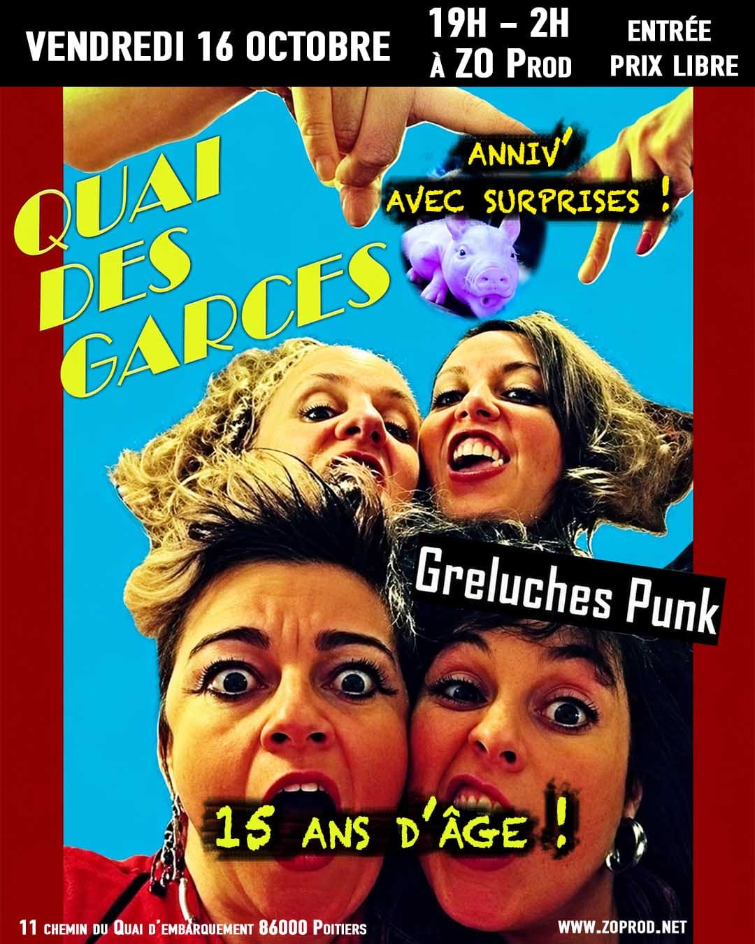 *Quai Des Garces - 15 ans d'Âge !* — Poitiers
