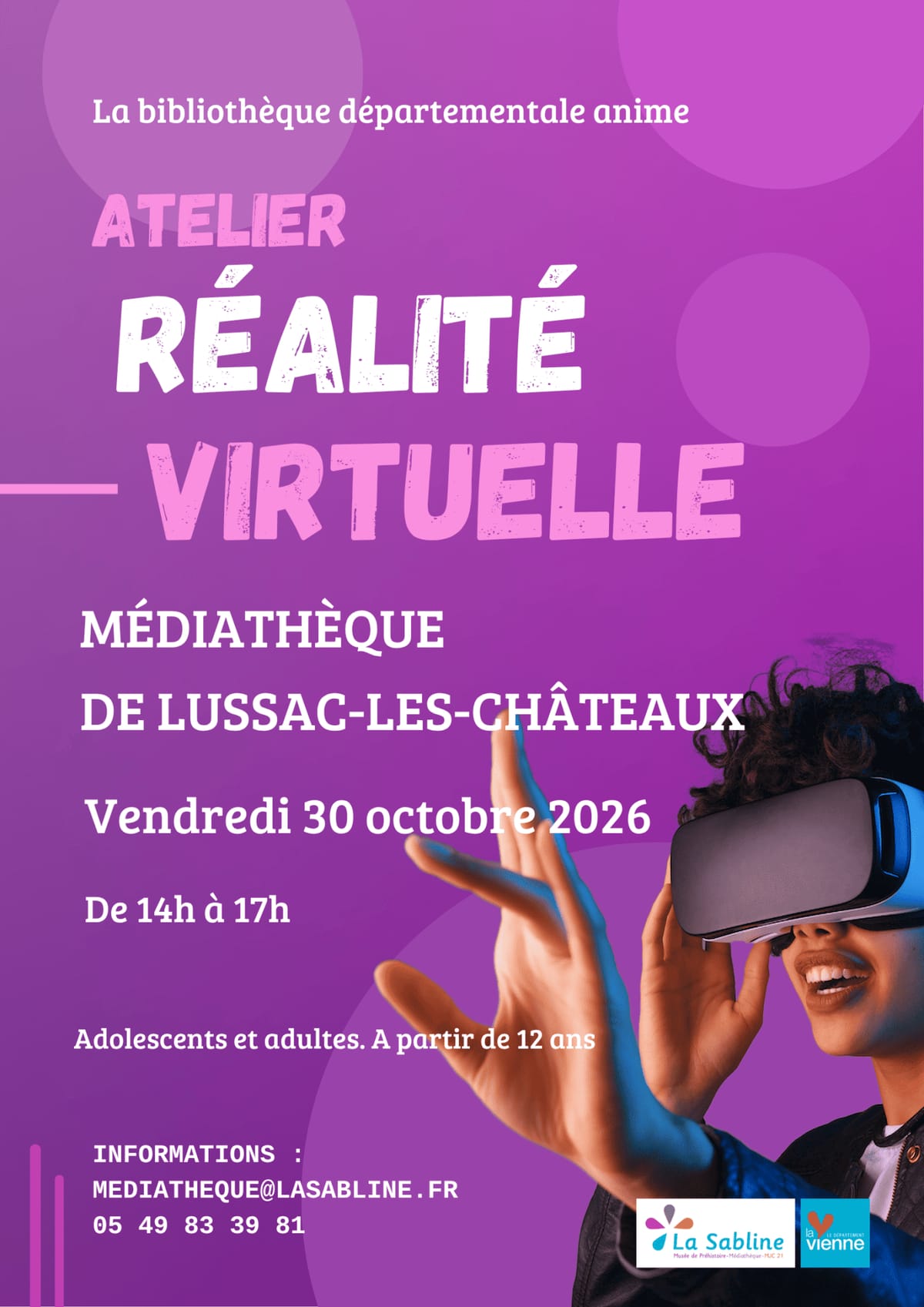 RÉALITÉ VIRTUELLE — Lussac-les-Châteaux
