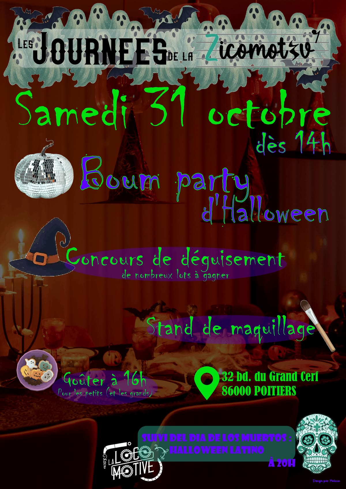 BOUM PARTY D'HALLOWEEN — Poitiers