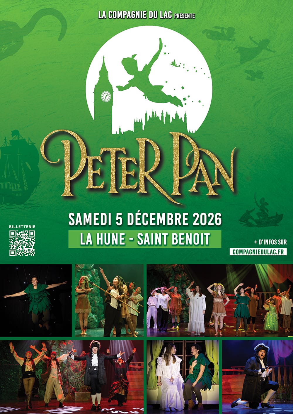 "Peter Pan" - La Compagnie du Lac — Saint-Benoît