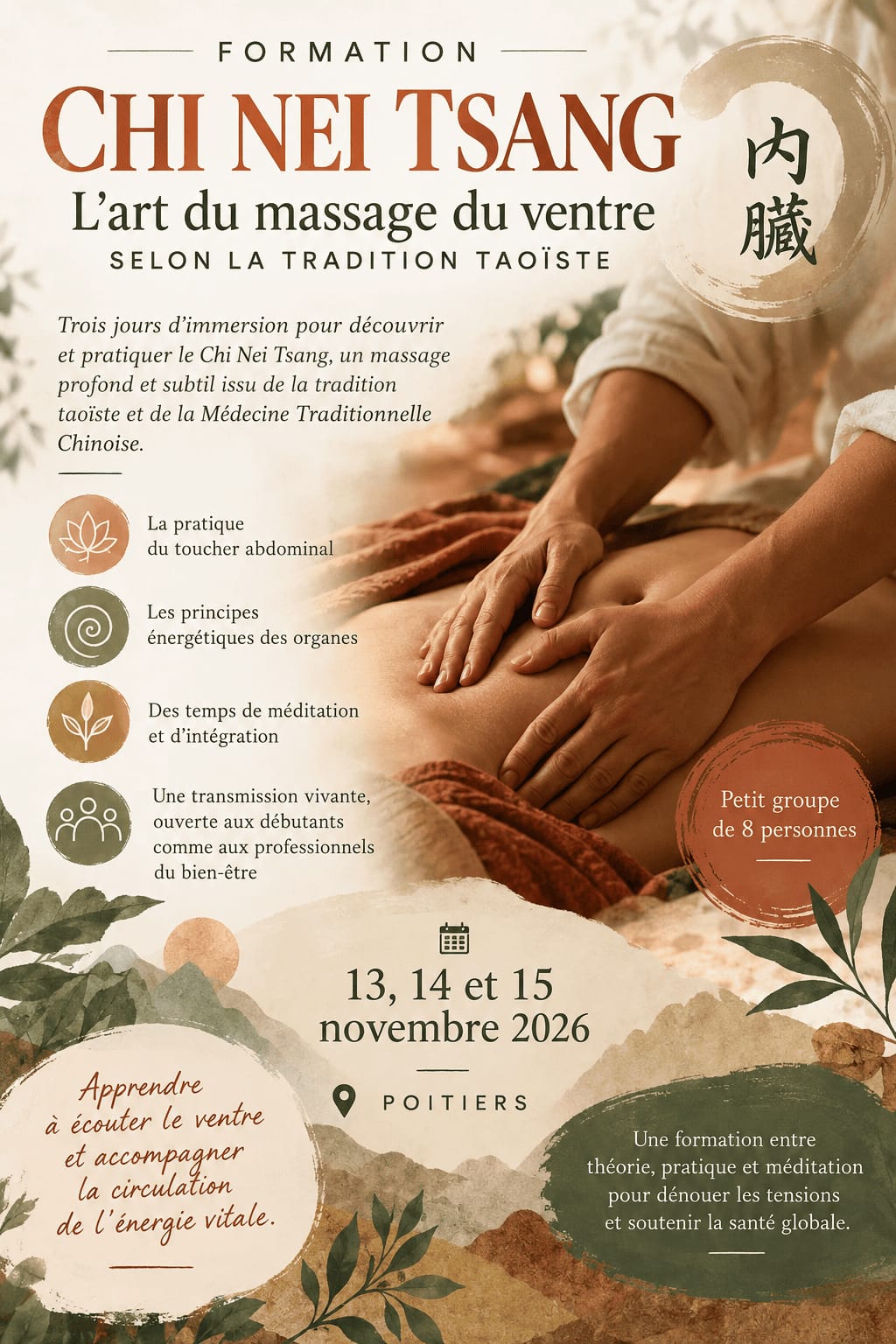 Formation Chi Nei Tsang 3 jours — Poitiers