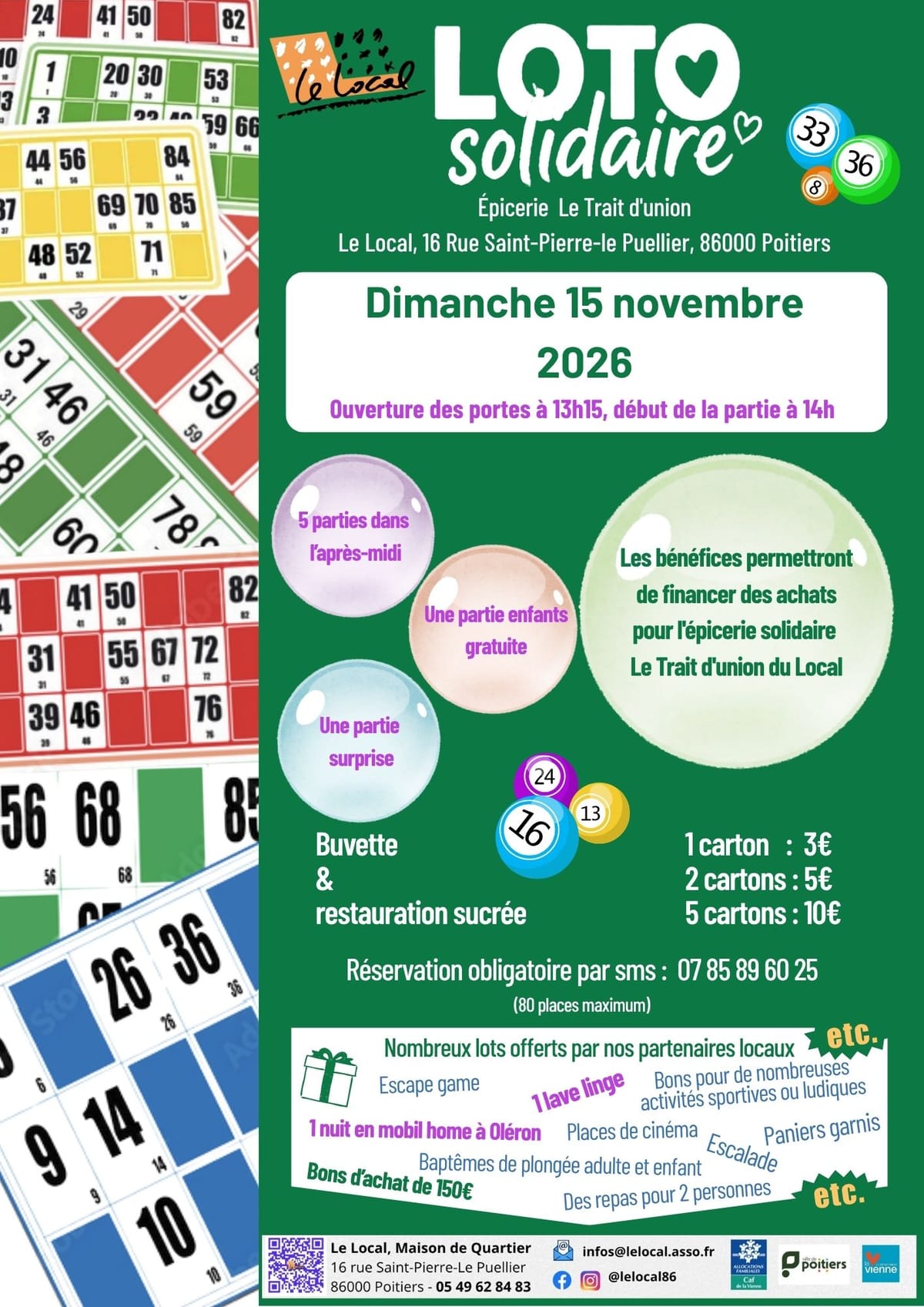 Loto solidaire pour l'épicerie — Poitiers