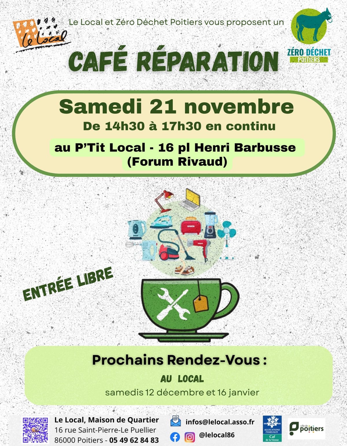 Café Réparation — Poitiers