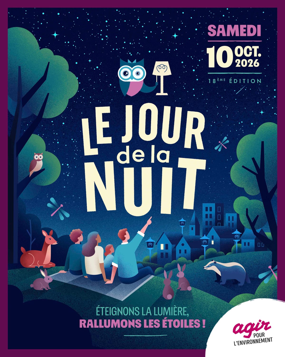 Ciel et faune nocturne — Montamisé