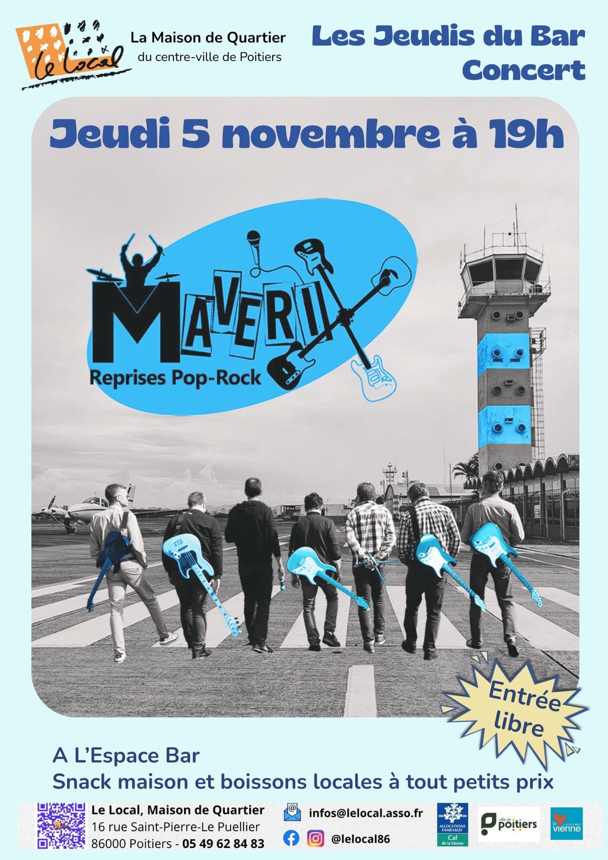 Les Jeudis du Bar, Concert MaverixX — Poitiers