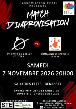 Match d'improvisation théâtrale — Boivre-la-Vallée