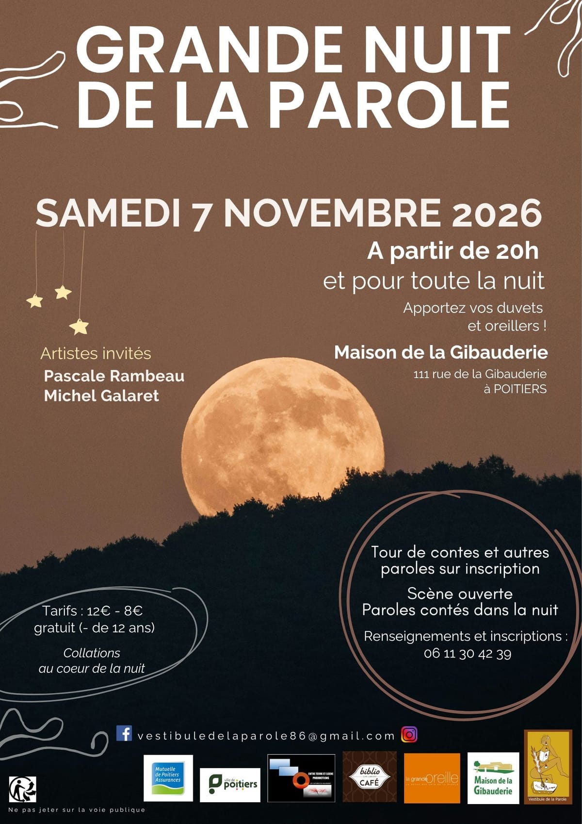Grande Nuit de la Parole — Poitiers
