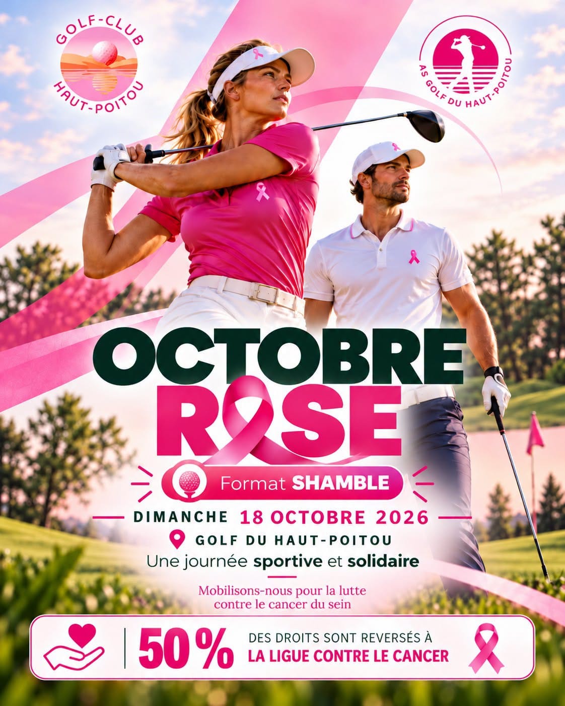 RENCONTRE GOLFIQUE OCTOBRE ROSE — Beaumont Saint-Cyr