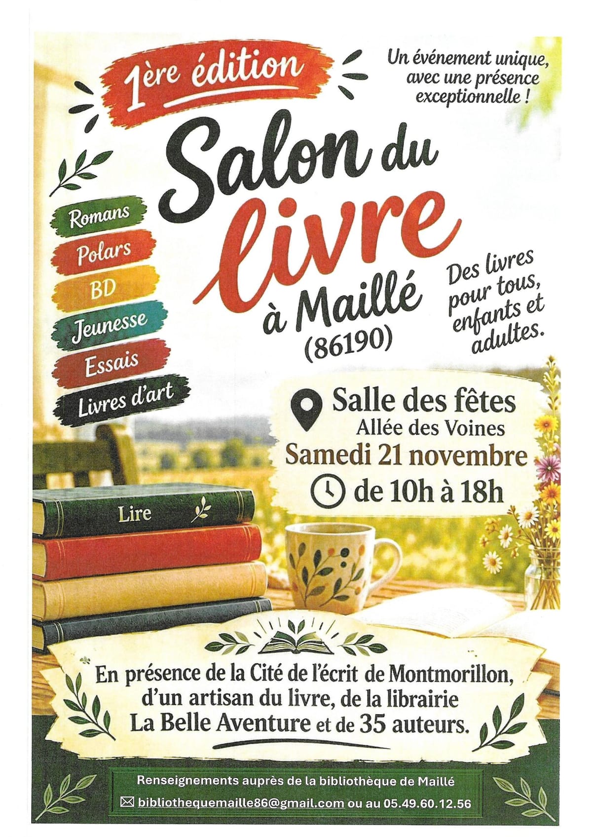 SALON DU LIVRE — Maillé
