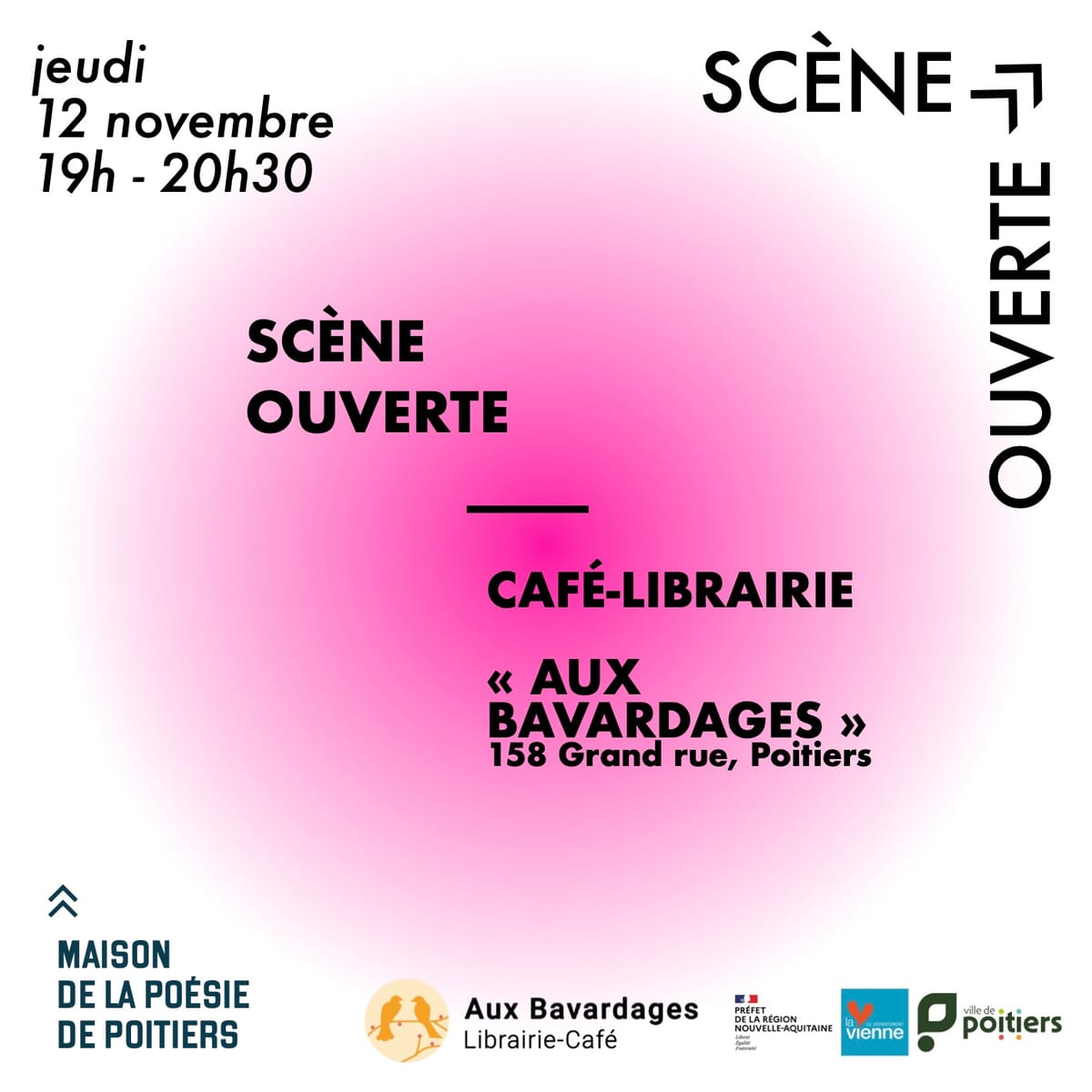 Poésie - Scène ouverte — Poitiers