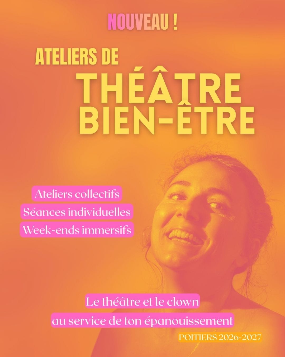 Atelier de théâtre bien-être — Poitiers